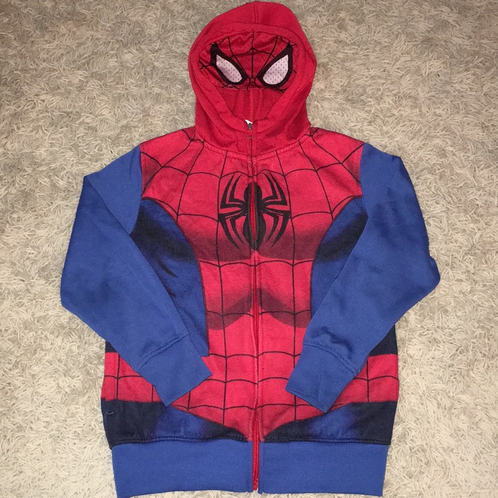 MARVEL Superhero Spider-Man Hooded Jacket w/Mask